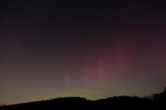 Polarlicht am 18.03.2015 gegen 00:17 Uhr MEZ über dem Märkischen Kreis (Foto: Dirk Panczyk)