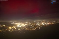 Polarlicht über Hagen am 12.11.2025 gegen 04:38 Uhr MEZ (Foto: WETTERNETZ Hagen & Volkssternwarte Hagen)