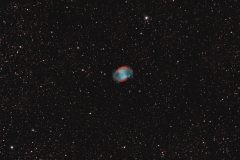 Hantelnebel Messier 27 im Sternbild Füchschen (Foto: Carsten Hume)