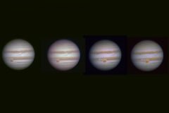 Jupiter am 7. März 2026, aufgenommen mit dem Hypergraph-Teleskop der Sternwarte Hagen (Foto: Norbert Mrozek)