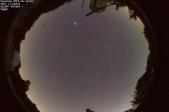 Feuerkugel vom 19. Mai 2025 gegen 03:06 Uhr (Foto: AllSky-Kamera der Sternwarte Hagen)