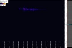 Meteor vom 6.1.2021 , 00:27 Uhr UTC via Meteorscatter 143.050 MHz (Messung/Screenshot: Dirk Panczyk)