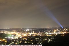 Lichtverschmutzung durch einen Sky-Beamer