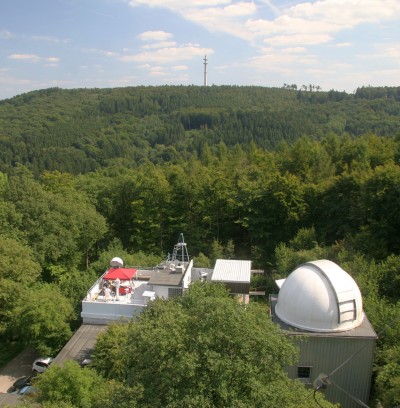 Die Sternwarte vom Eugen-Richter-Turm aus (Foto: Peter Rucks)